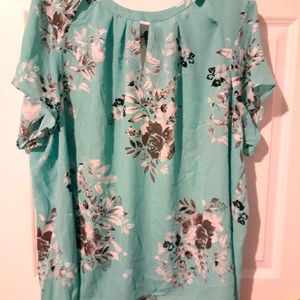 Blue Torrid Blouse
